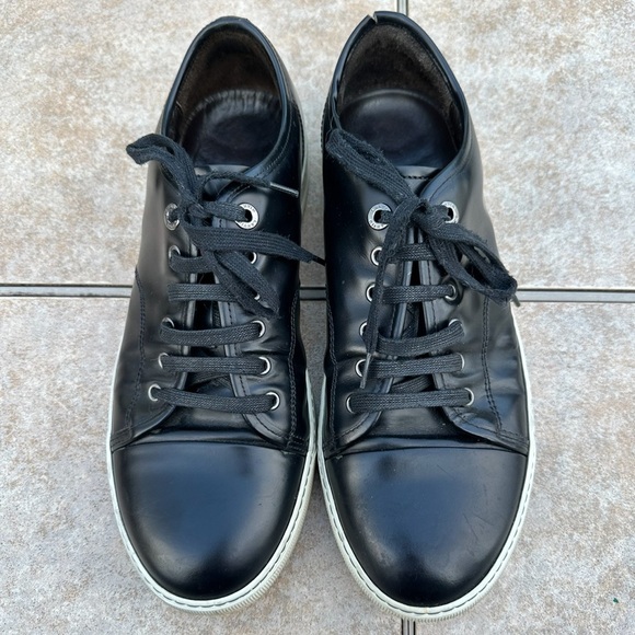 Lanvin black leather sneaker